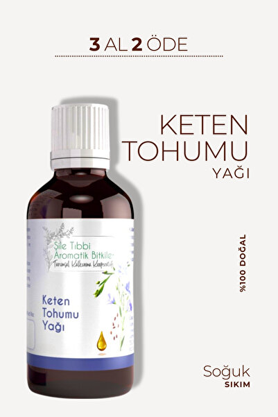 Şile Natural زيت بذور الكتان 30 سم مكعب - نباتات شيلي الطبية العطرية، بذور ال...