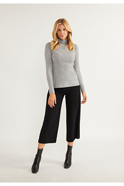 usha black label Strick Rollkragen-pullover