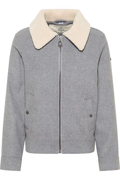 Dreimaster Übergangsjacke Aus Wollgemisch