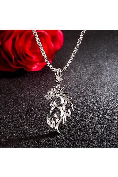 Köstebek Dragon Chain Necklace