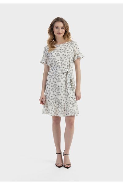USHA Midikleid mit Rüschen
