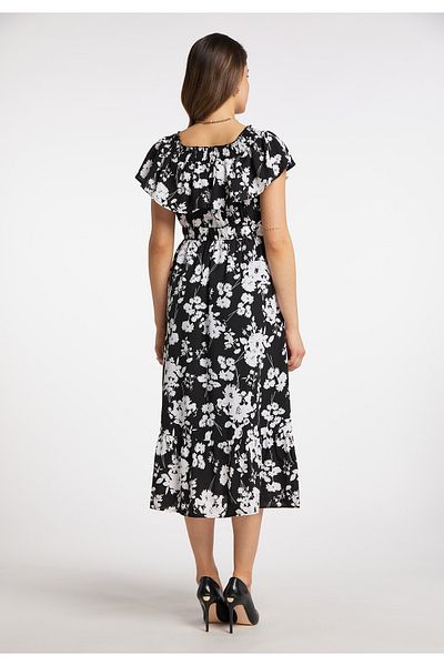 Faina Midikleid mit Allover-Print