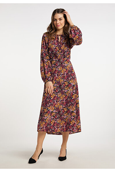 USHA Maxikleid s Blumenprint