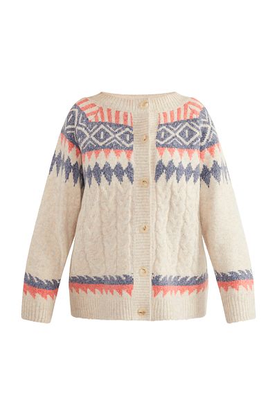 USHA Strickjacke Mit Knöpfen