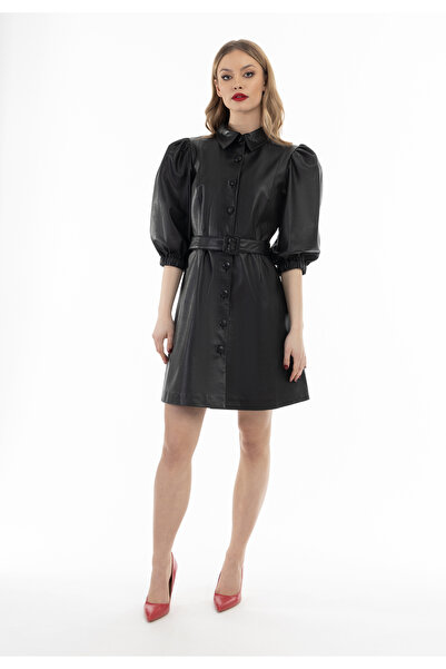 Faina Lederkleid