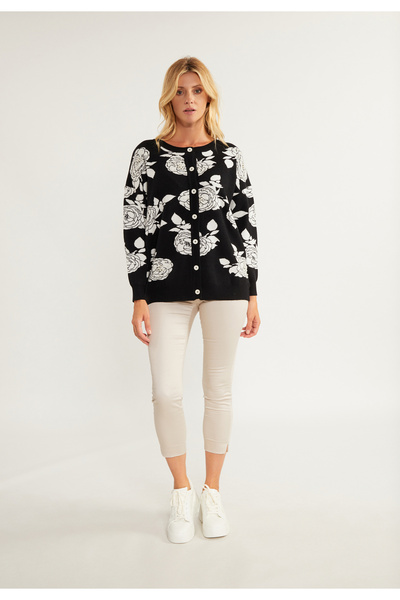 USHA Strickjacke mit Perlen