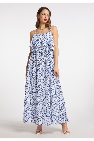 Faina Maxikleid mit Blumenprint