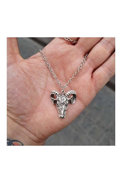 Köstebek Harajuku Horned Goat Zincirli Kolye