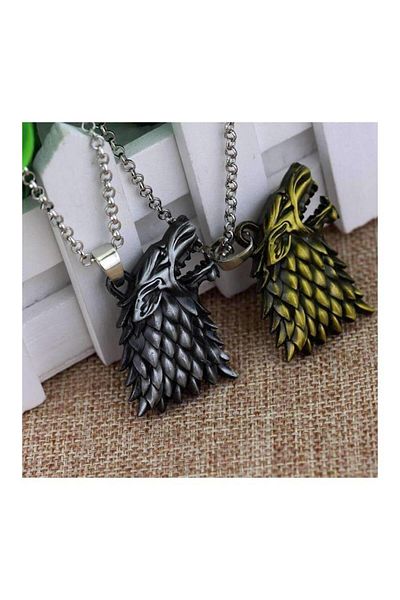 Köstebek Game Of Thrones - Winter Is Coming Stark Necklace