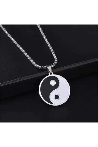 Köstebek Ying Yang New Necklace