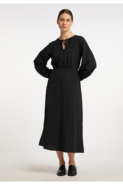 USHA Kleid langarm maxi