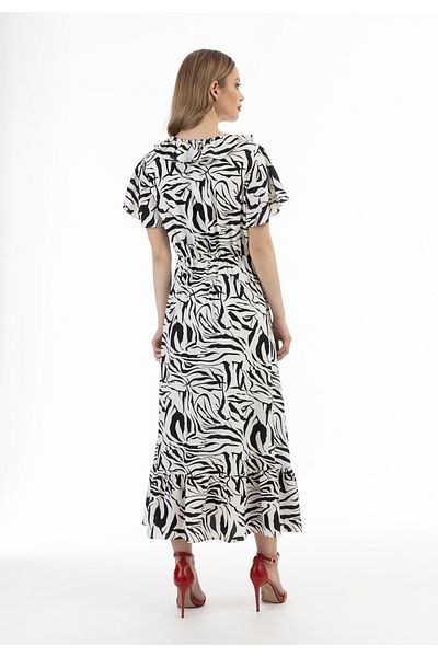 Faina Kleid - Zebraprint