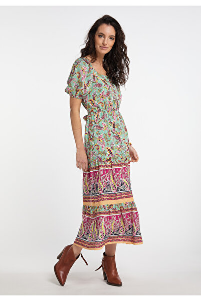 USHA Midikleid mit Paisley-Print