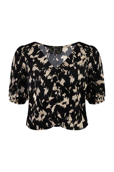 Faina Drapiertes Blusenshirt