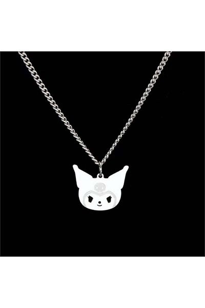 Köstebek Steel Anime Harajuku Kuromi Necklace