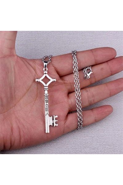 Köstebek Attack On Titan Eren Key Necklace