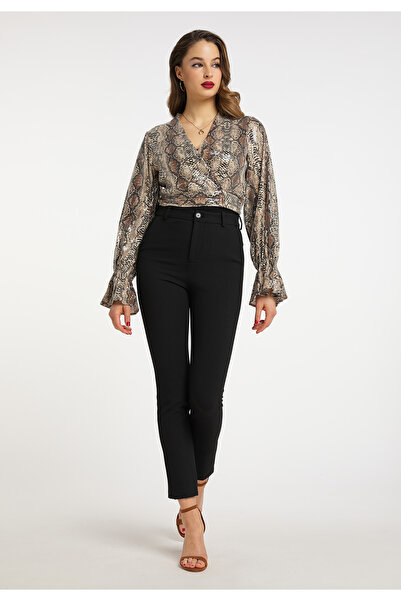 Faina Wickelbluse mit Pailletten