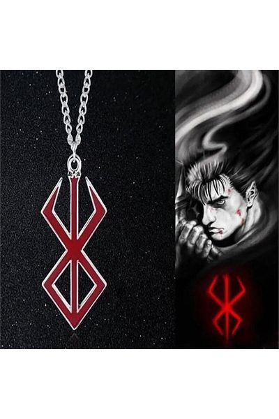 Köstebek Anime Berserk Logo Necklace