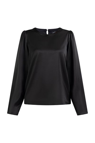 usha black label Langarmbluse