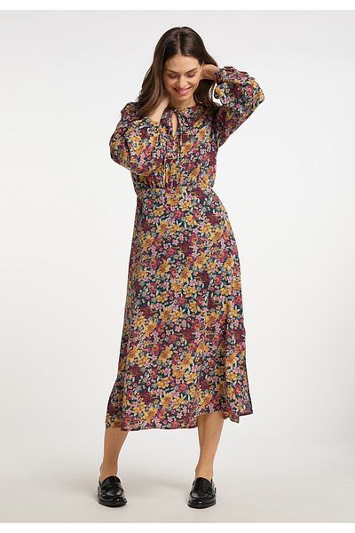 USHA Maxikleid Mit Blumenprint