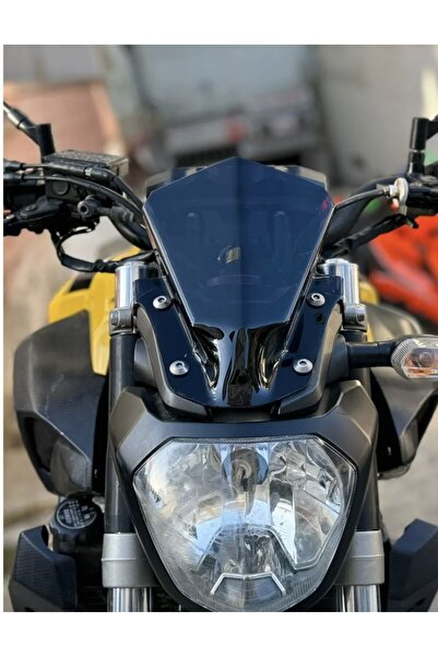 Yamaha Mt07 Mikro Fiber Renkli Sperlik Cam 2014-2015-2016-2017 Model Uyumludu...