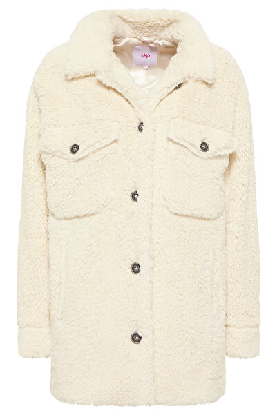 myMo Faux Shearling Mantel