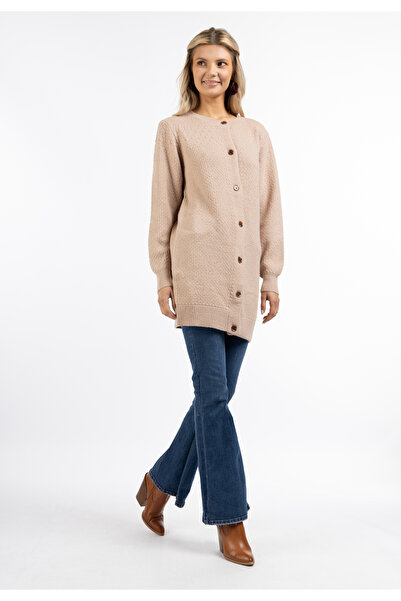 USHA Ο Damen Strickjacke mit Knöpfen