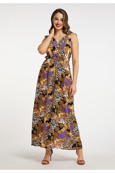 Faina Maxikleid mit Allover-Print