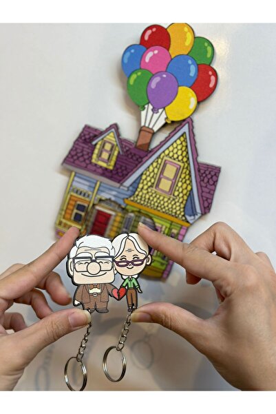 TuğbaTasarımAtölyesi Yukarı Bak Anahtarlık