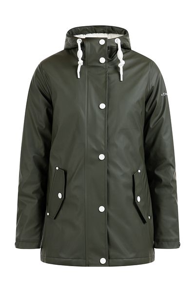 Dreimaster Regenjacke Mit Webpelzfutter