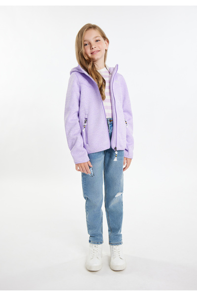 Schmuddelwedda Strickfleeceblouson für Mädchen