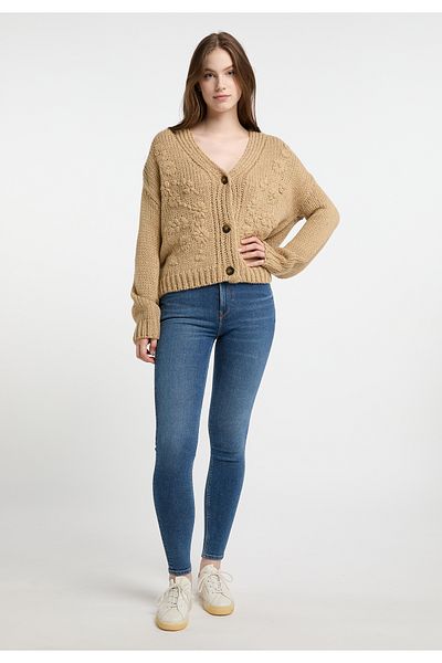 Dreimaster Strickjacke Mit Knöpfen