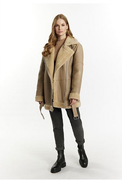Dreimaster Lederjacke Im Biker Stil
