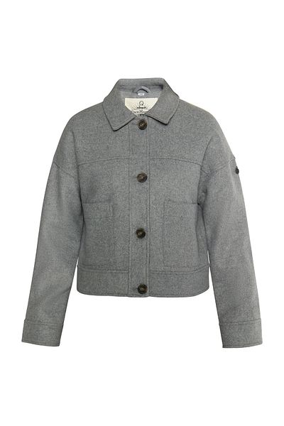 Dreimaster Übergangsjacke Aus Wollgemisch