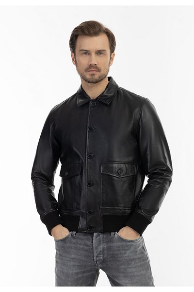 Dreimaster Lederjacke