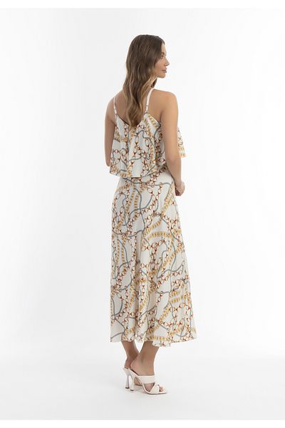 Faina Maxikleid mit Allover-Print