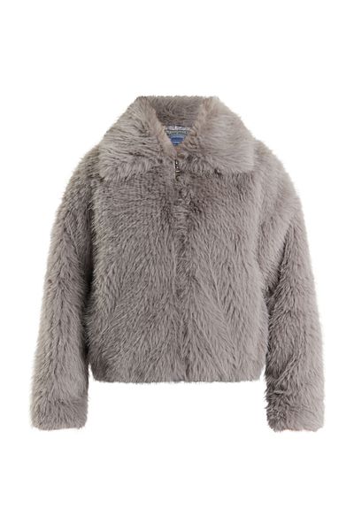 Dreimaster Jacke Aus Webpelz