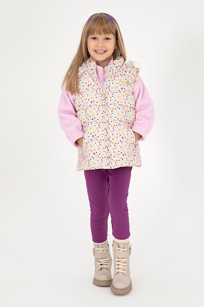 U.S. Polo Assn. Girl's Cream Vest 50291741 -Vr071