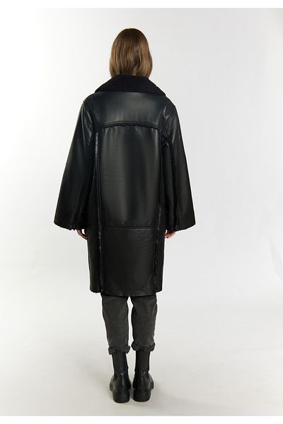 Dreimaster Mantel Aus Lammnappa