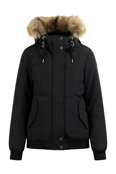Dreimaster Winterblouson Mit Kunstfellbesatz