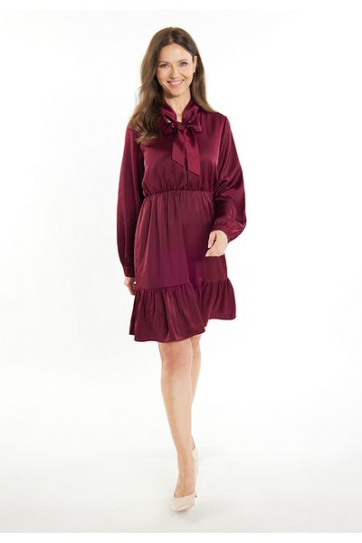 USHA Midikleid Mit Volant