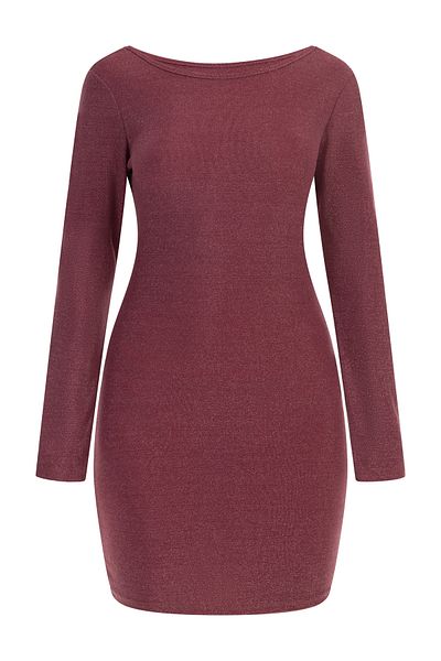 myMo Μίνι Strick Langarmkleid