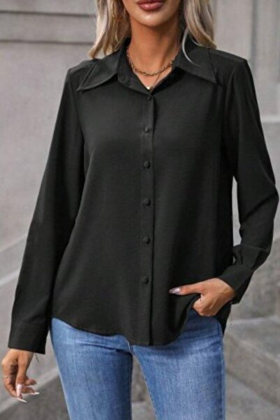 Mossta Black Aerobin Shirt - Buttoned