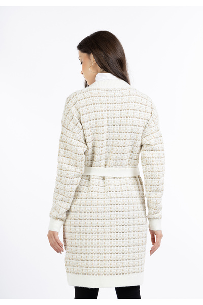 Faina Cardigan cu fir cu efect