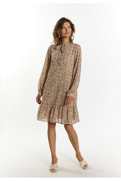 USHA Εκτύπωση Midikleid mit floralem