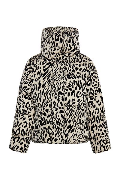 Faina Steppjacke Mit Leo-print