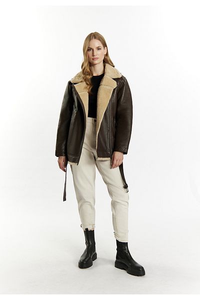 Dreimaster Bikerjacke Aus Leder