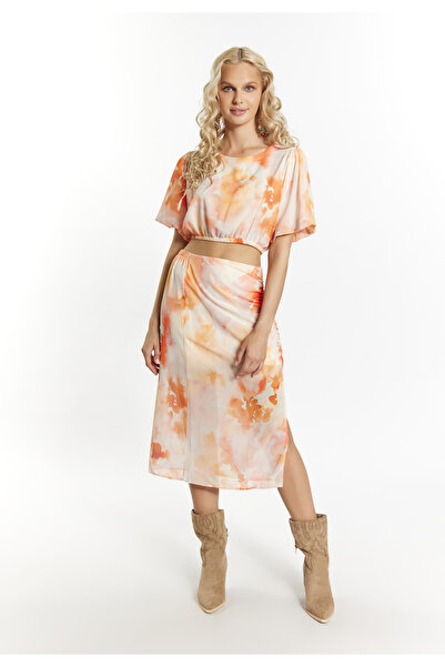 IZIA Bluse mit Batikmuster