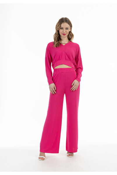 Faina Cropped Langarm-Shirt