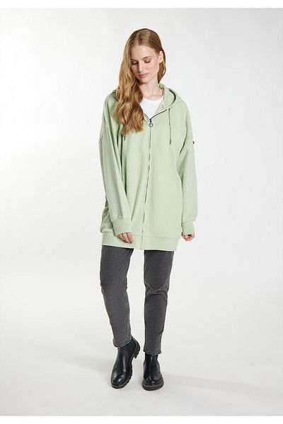 Dreimaster Lange Sweat Kapuzenjacke